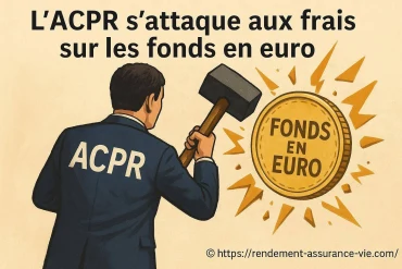 L'ACPR s'attaque aux frais sur les fonds en euros en 2025