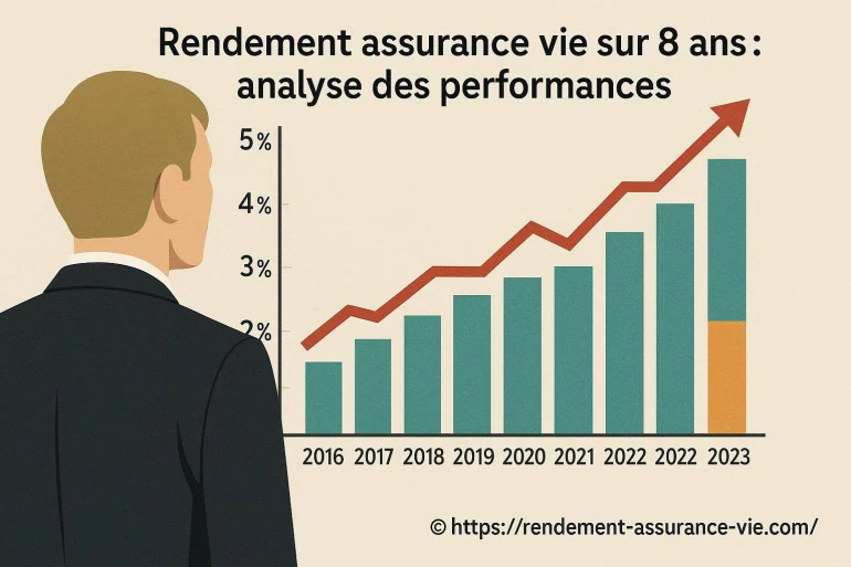 Rendement assurance vie sur 8 ans : quelle performance attendre ?