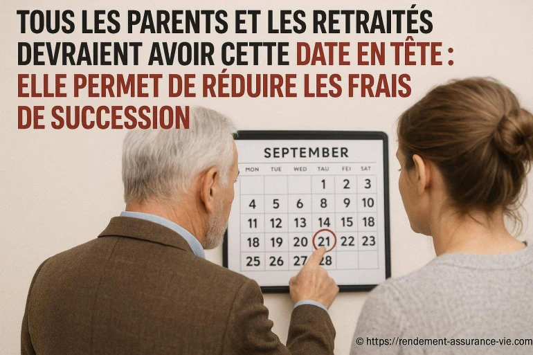 La date clé pour réduire les frais de succession chez les parents et retraités