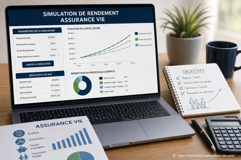 Réaliser une simulation de rendement assurance vie : comment optimiser vos gains ?