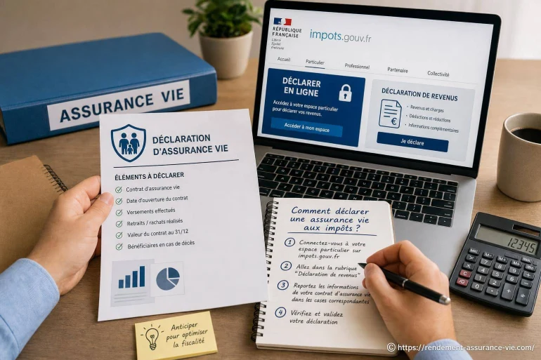 Comment déclarer une assurance vie aux impôts ?