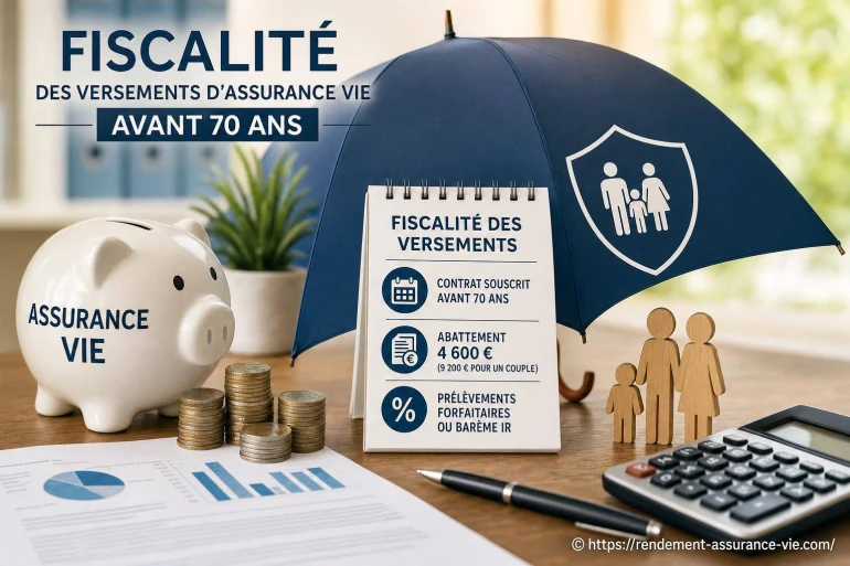 Fiscalité des versements d’assurance vie avant 70 ans : ce qu’il faut savoir ?