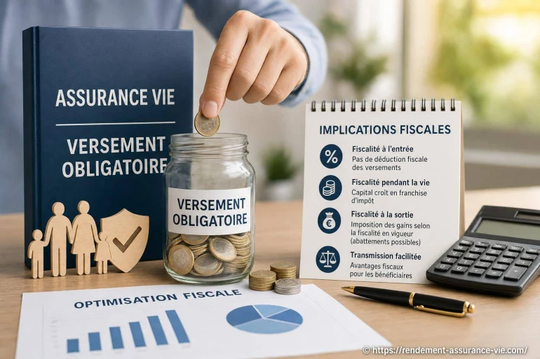 Versement obligatoire en assurance vie : quelles implications fiscales ?