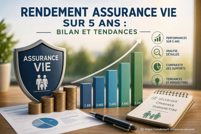Rendement assurance vie sur 5 ans : bilan et tendances