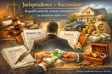 Jurisprudence sur la requalification des contrats d'assurance vie en donations indirectes