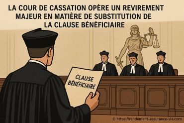 Revirement majeur de la cour de cassation sur la substitution de la clause bénéficiaire en 2025