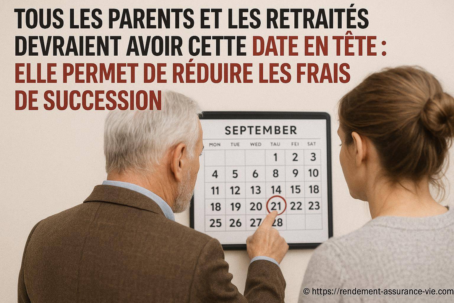 La date clé pour réduire les frais de succession chez les parents et retraités